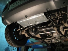 Защита алюминиевая Alfeco для рулевых тяг Suzuki Jimny (JB33,JB43) 1998-2018